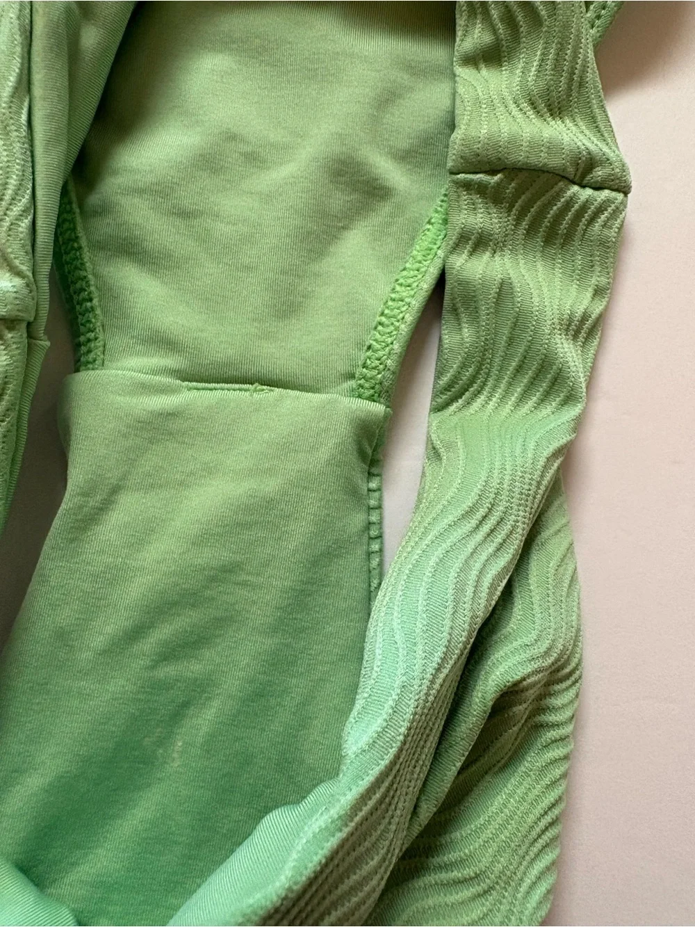 Monday Swimwear Mint Green Textured Underwire Bikini S/P